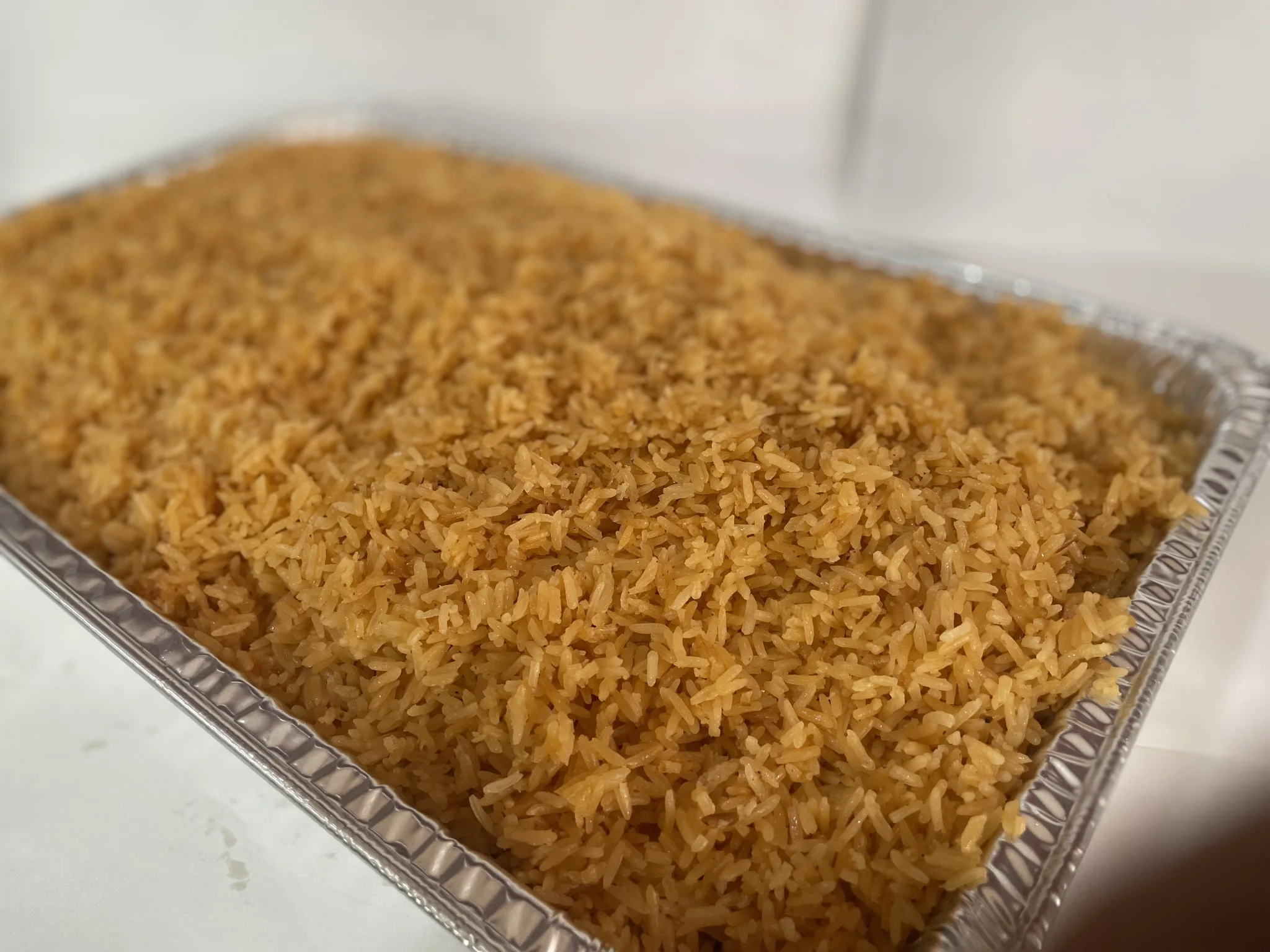 Arroz preparado para catering